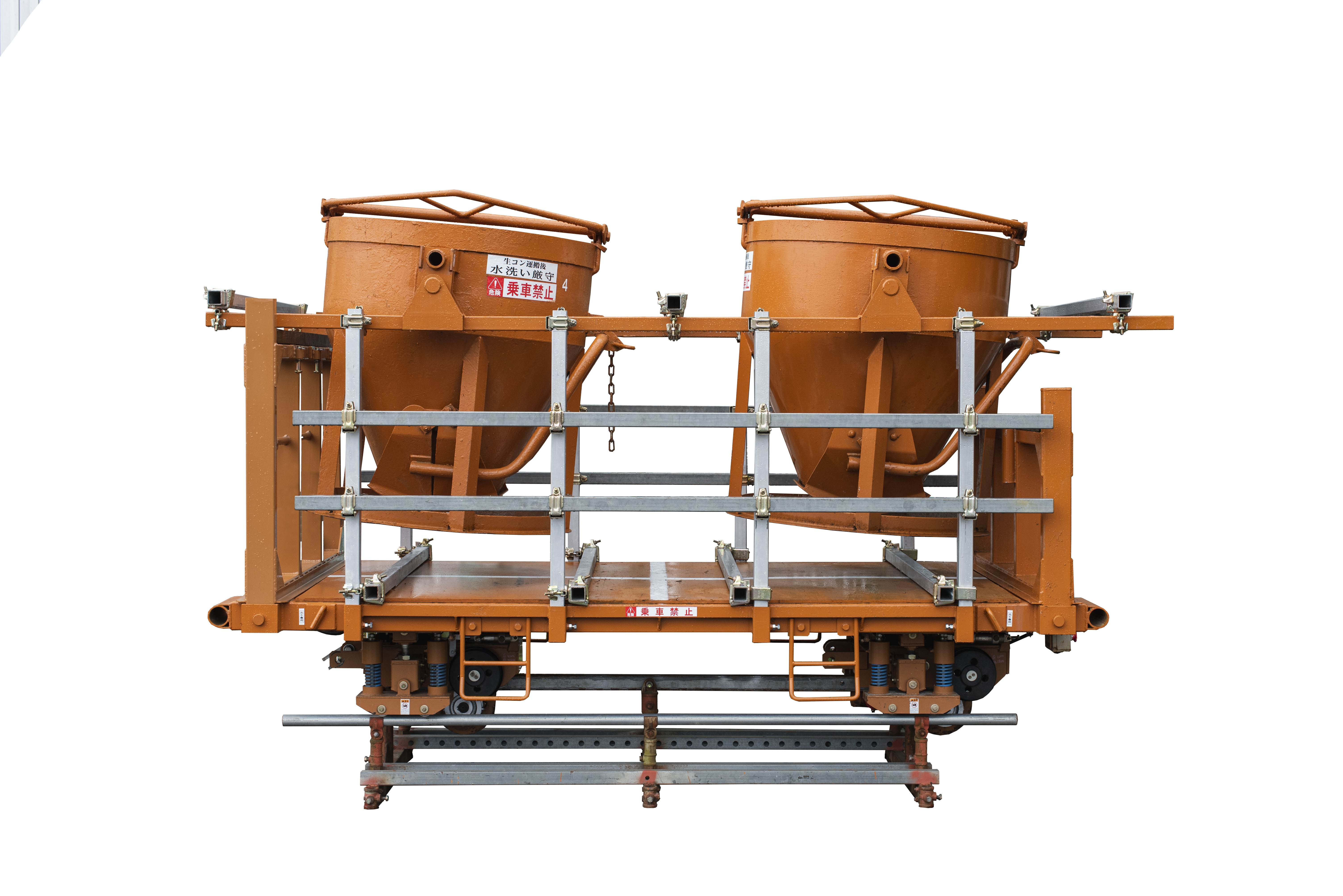 吊下げバケット0.5m3×2